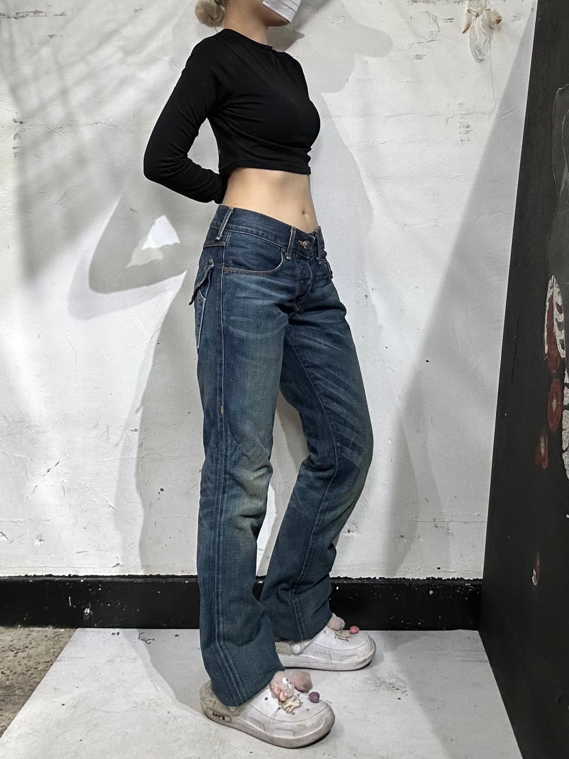 USA 트루 릴리전 RICKY 리키 스트레이트 데님 팬츠 청바지 27 상품이미지2