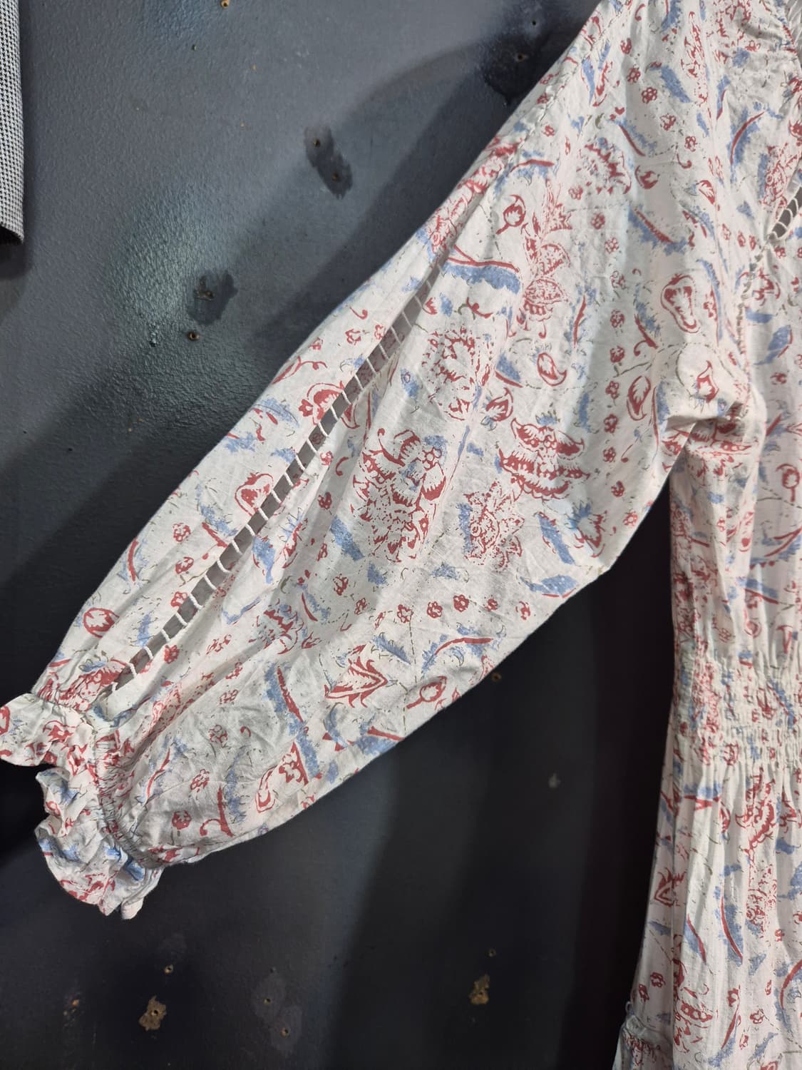 플라워 패턴 롱 원피스 55 66 상품이미지8