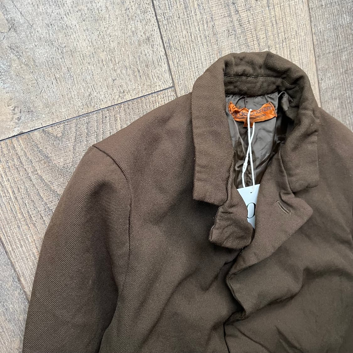 Fulling Polyester Round Jacket 상품이미지6