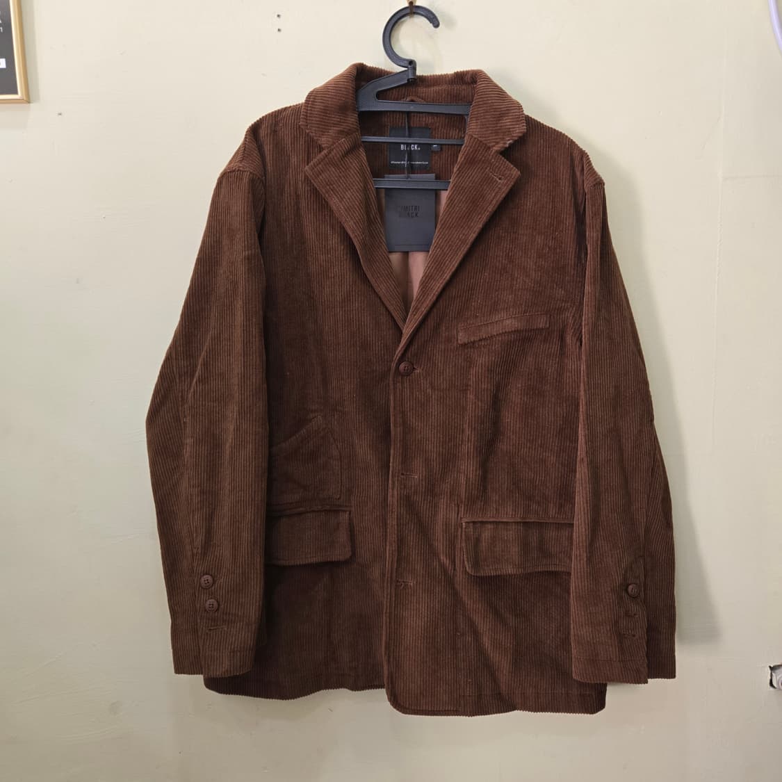 디미트리 블랙 코듀로이 퍼티그 자켓 상품이미지1