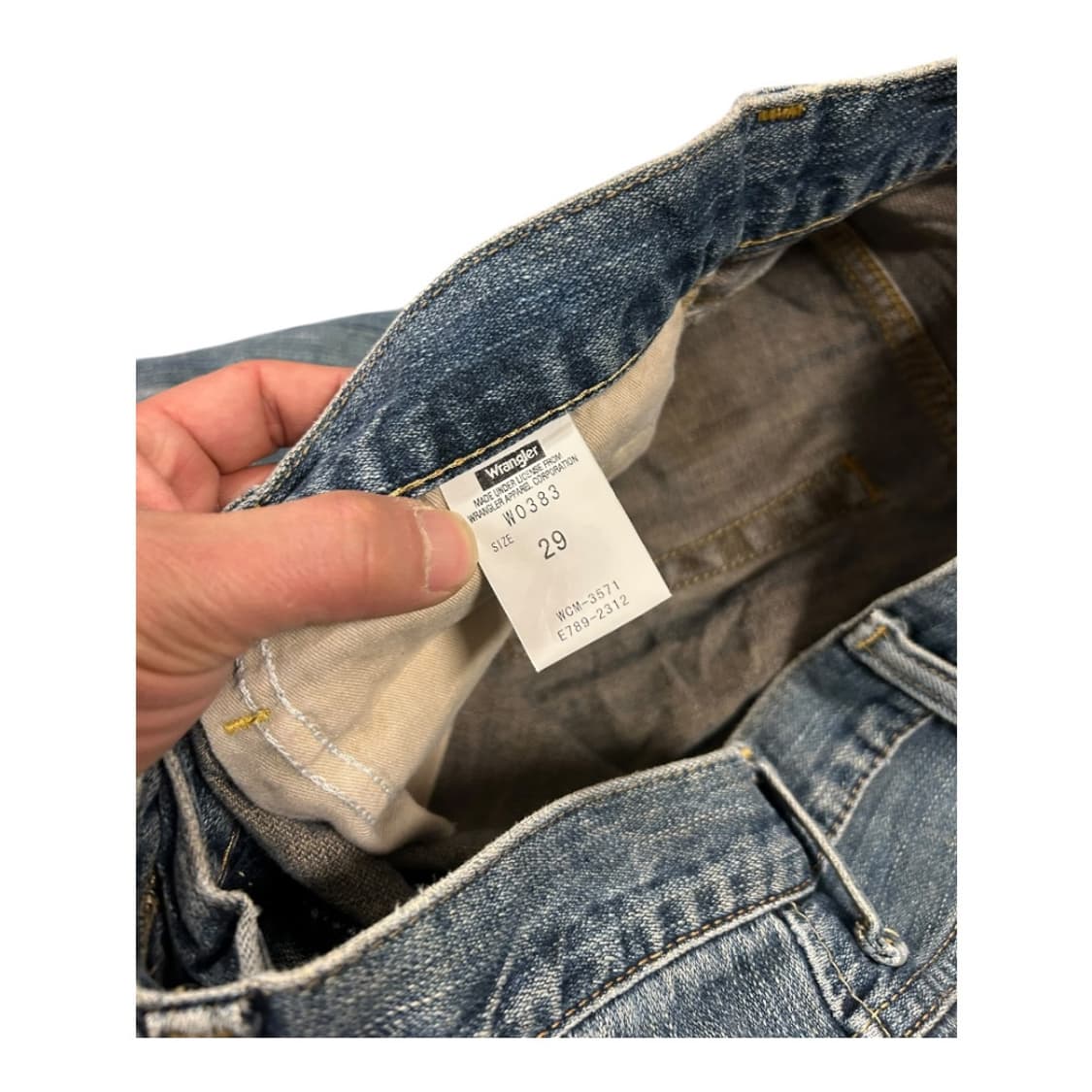 S) 랭글러 중청 워싱 보이프렌드핏 데님팬츠 BD-069 상품이미지3