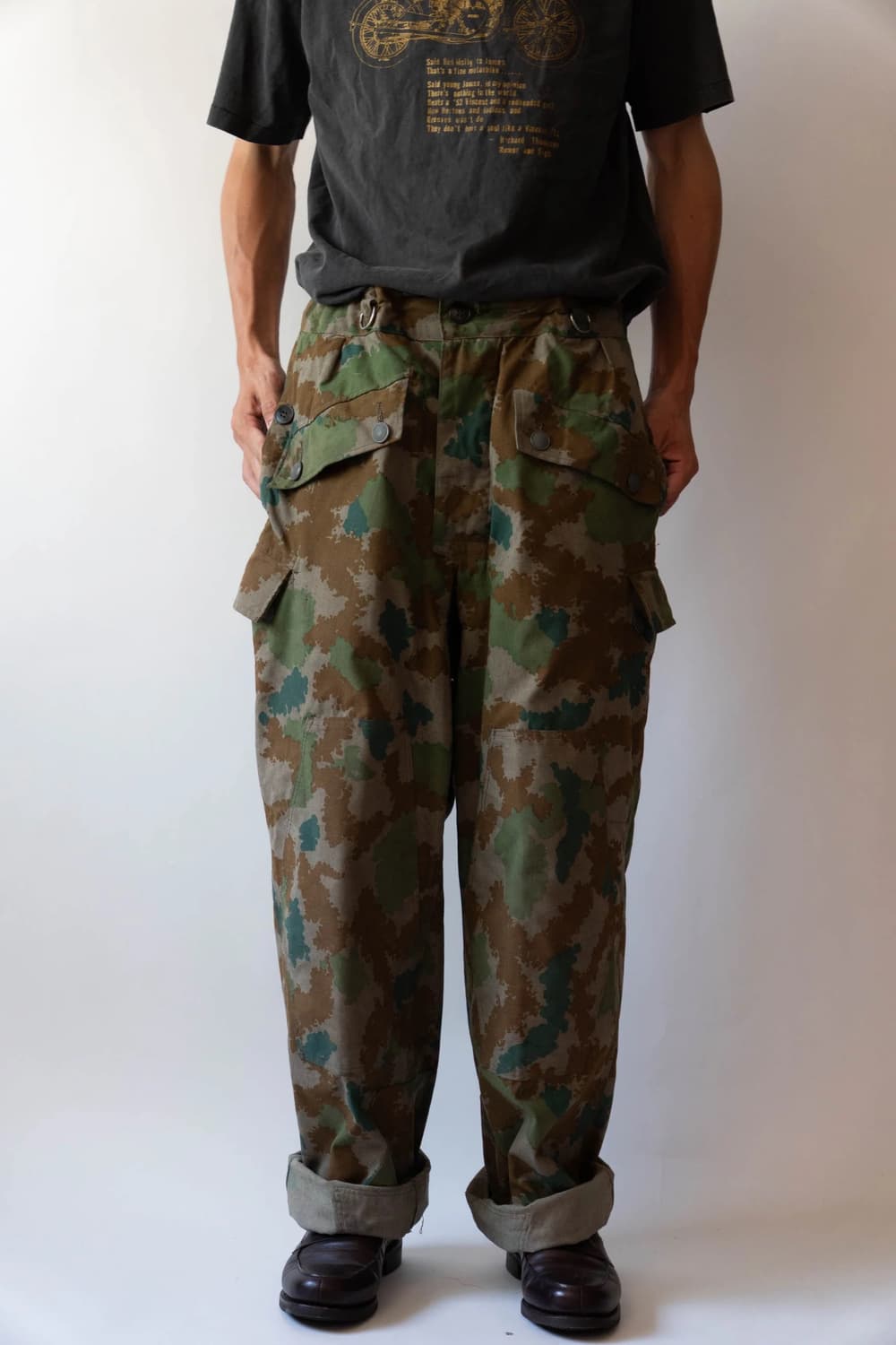 초레어* 60s 동독군 NVA 카모 팬츠 (1) 상품이미지10