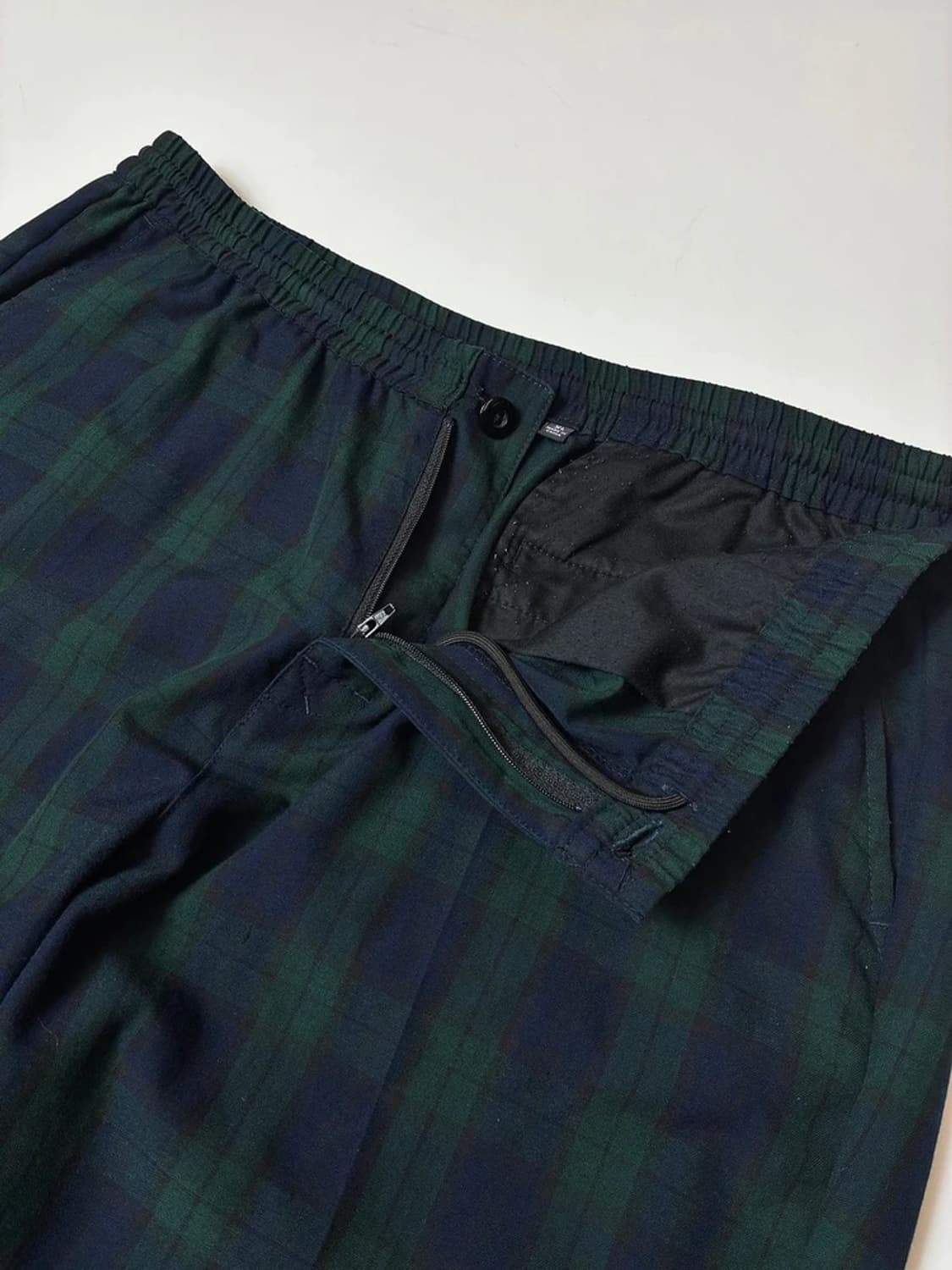 스투시 STUSSY 체크 레이온 와이드 팬츠 PN8873 상품이미지3