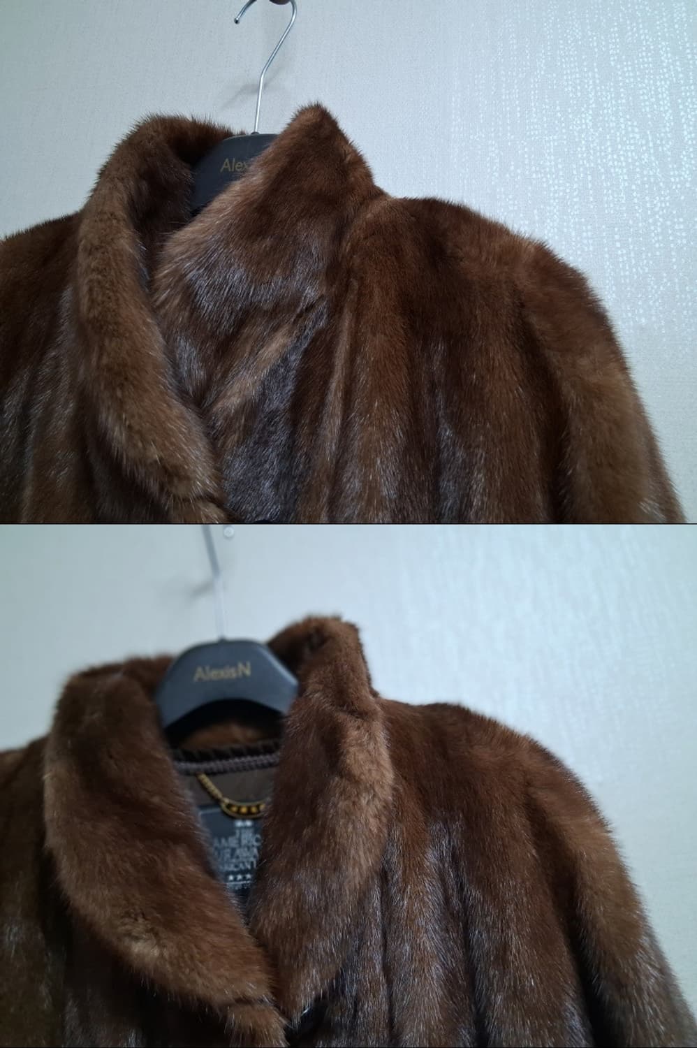 휘메일 밍크코트 브라운 서남모피 암밍크 최상의컨디션77
 상품이미지4