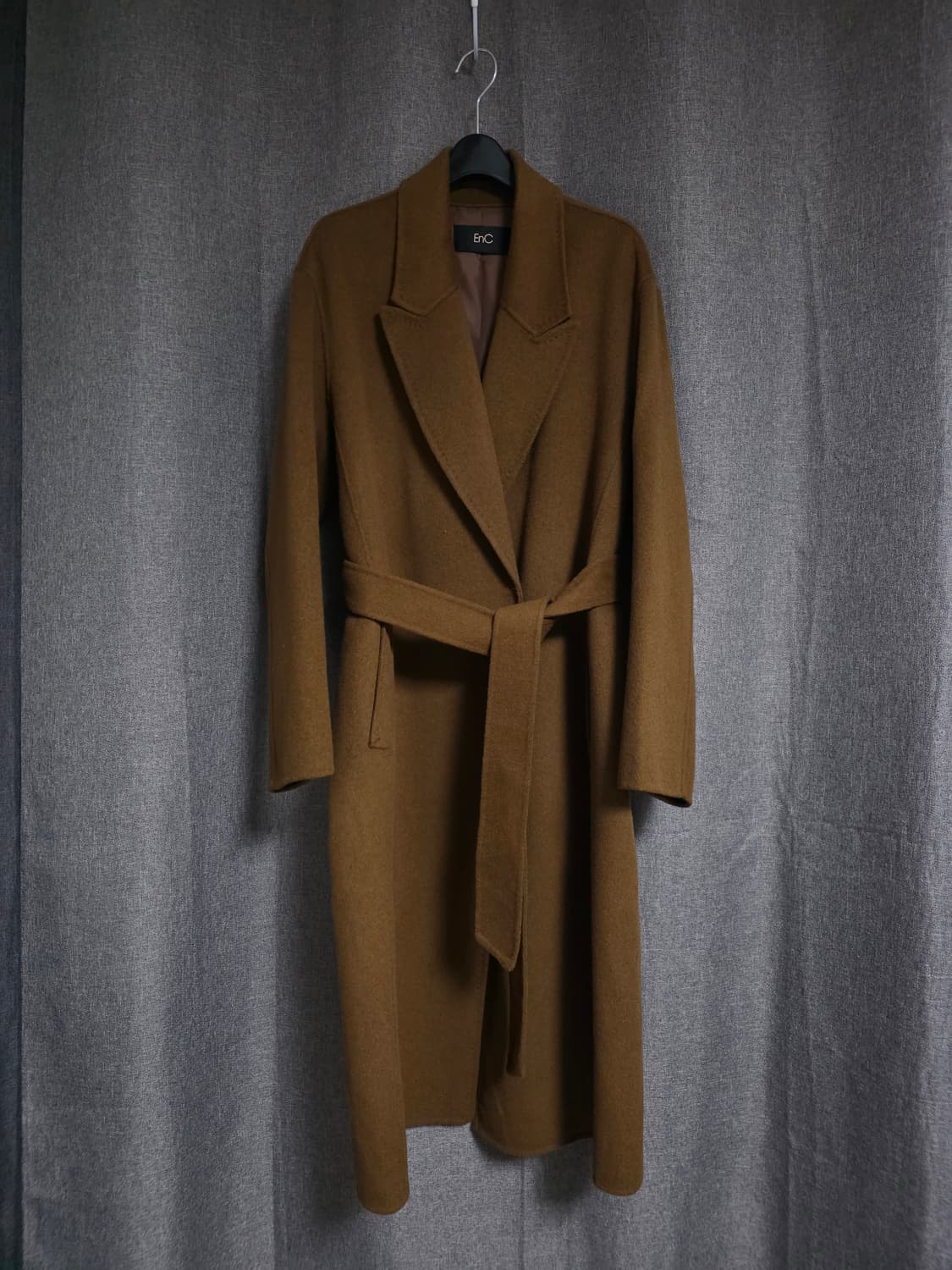 enc 울캐시 핸드메이드 롱코트 상품이미지3