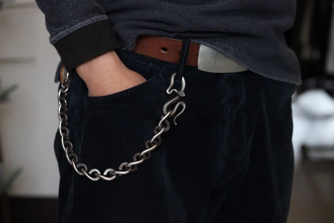 [FREE] LYNCHSILVERSMITH 린치실버스미스 월렛체인 925 상품이미지1