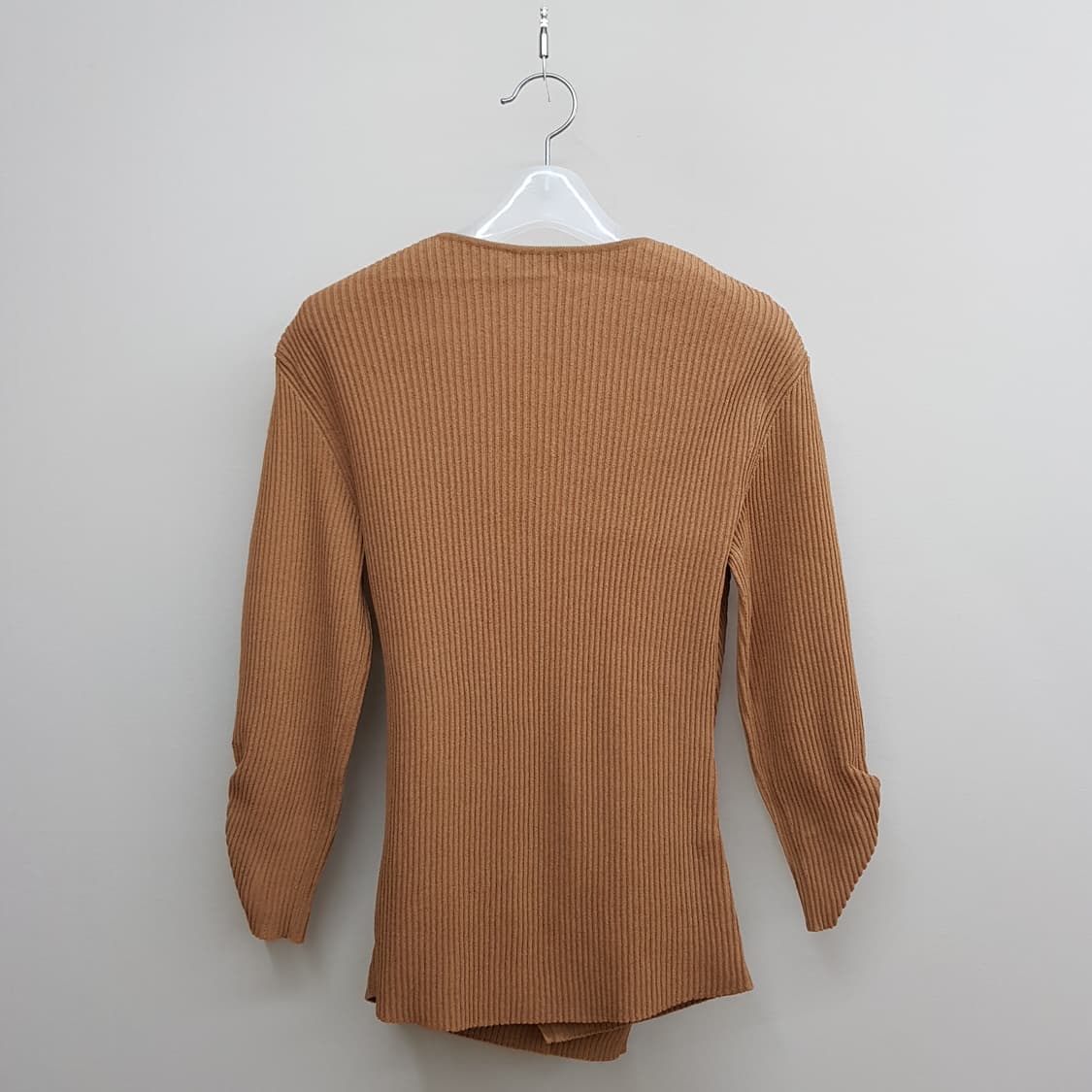 한섬 시스템 2021 브이랩 카멜 리브 니트 F사이즈 상품이미지4