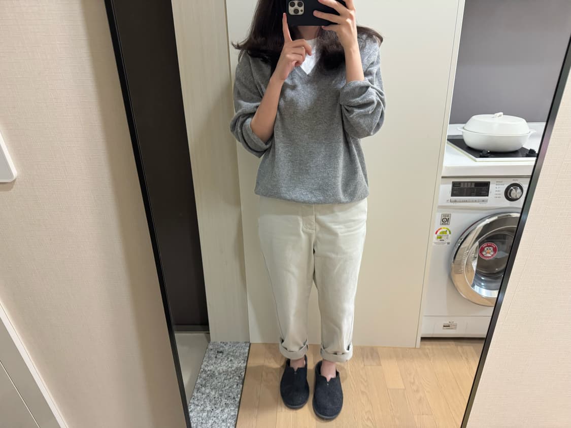 MHL 마가렛호웰 그레이지 코튼팬츠 상품이미지1