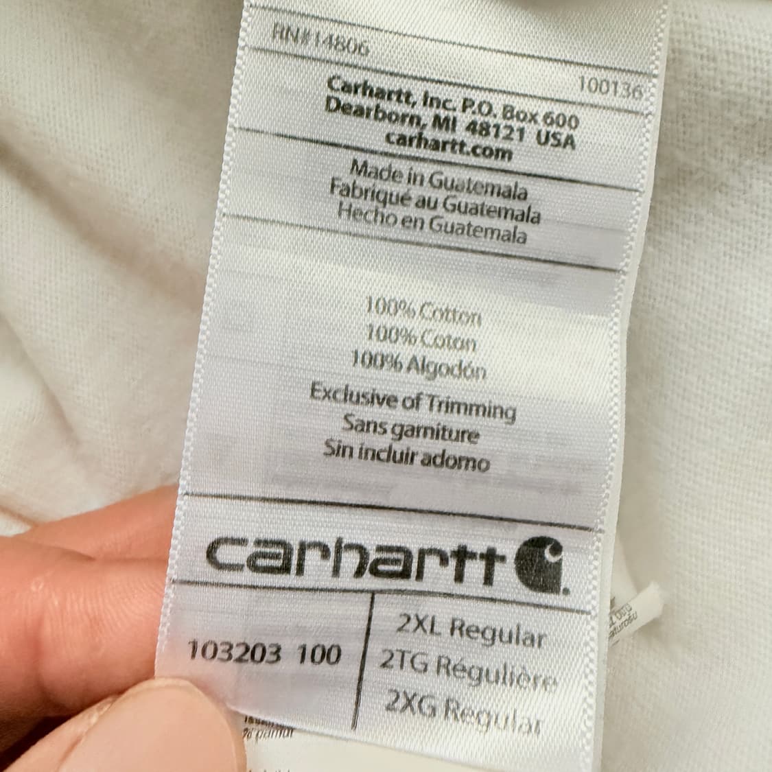 칼하트 로고 반팔티  상품이미지7