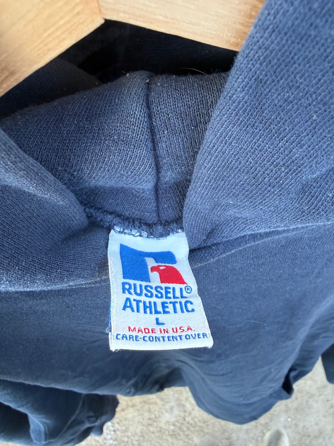 90s 러셀 후드 USA made 상품이미지3