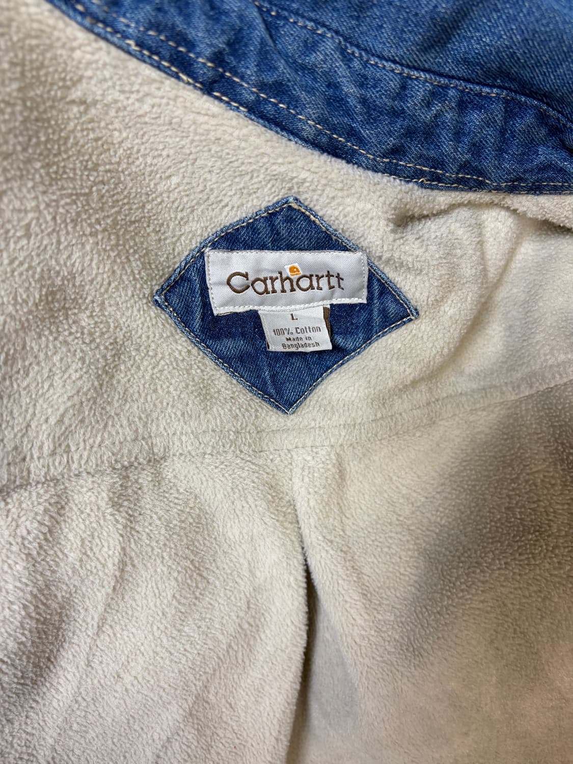 칼하트 데님 쉐르파 셔츠 자켓 XXL 상품이미지5