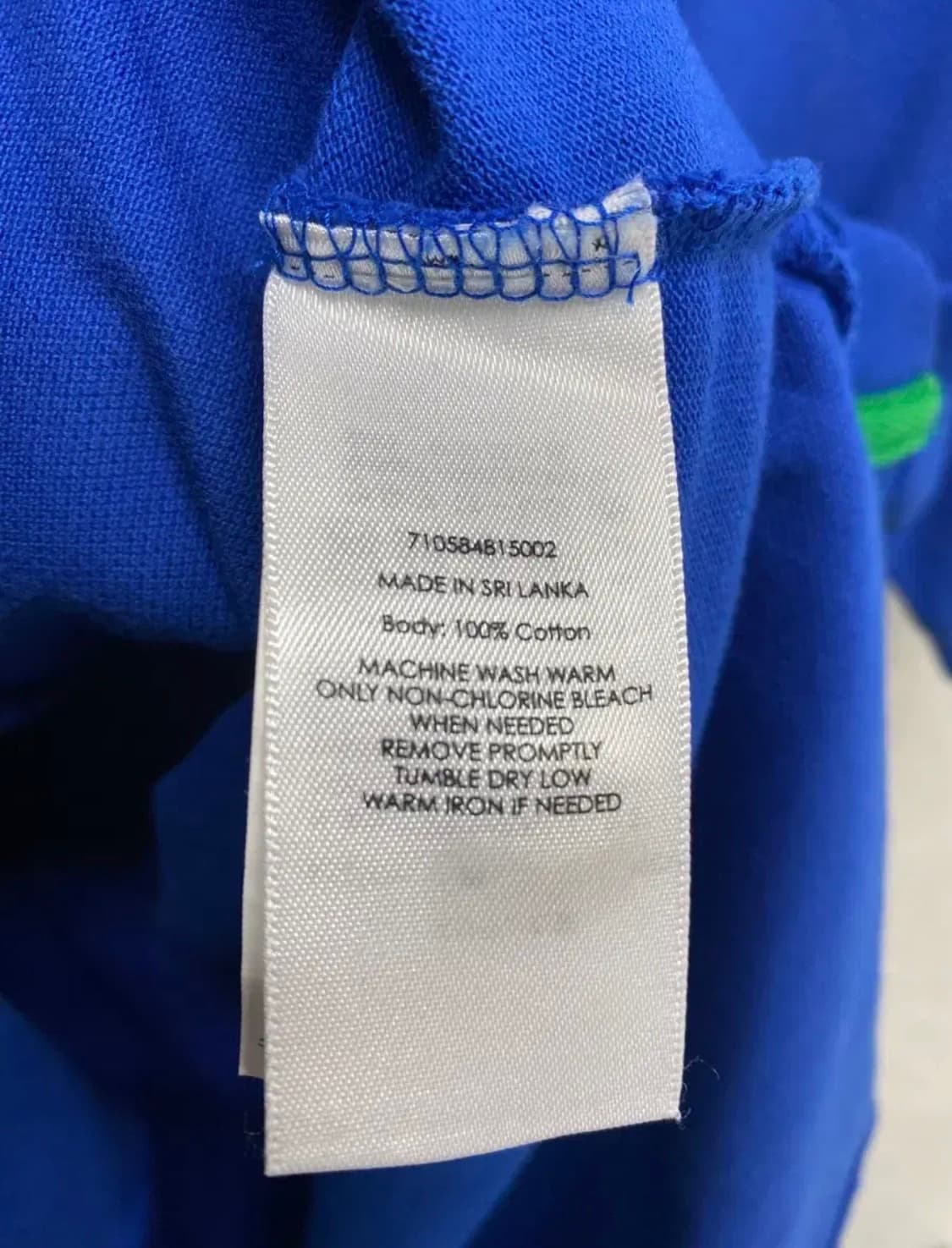 폴로 빅포니 PK 블루 반팔티 M 상품이미지5