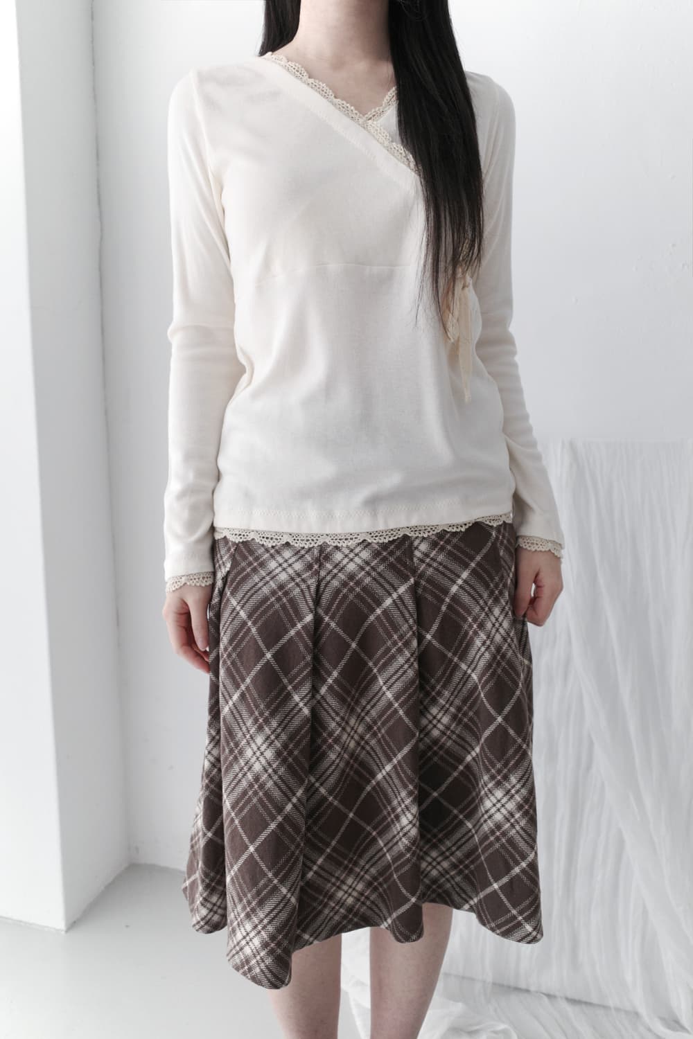 lace wrap knit sleeve 상품이미지5