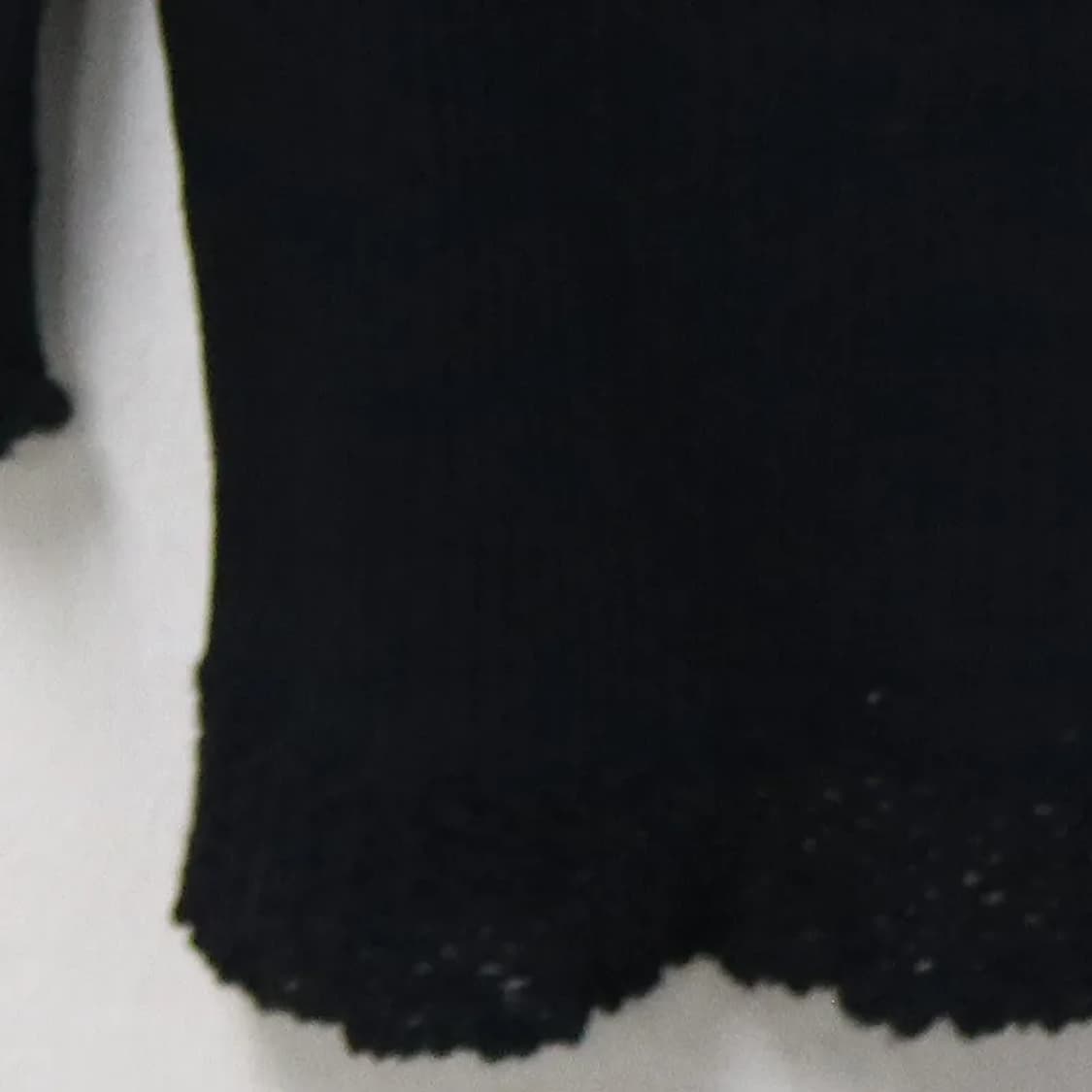 KATE ECRU 오네갸루 스퀘어넥 리본 니트 63137 상품이미지4