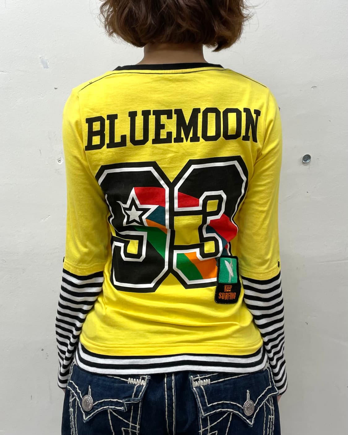 Yellow Bold Stripe Long Sleeve  상품이미지3