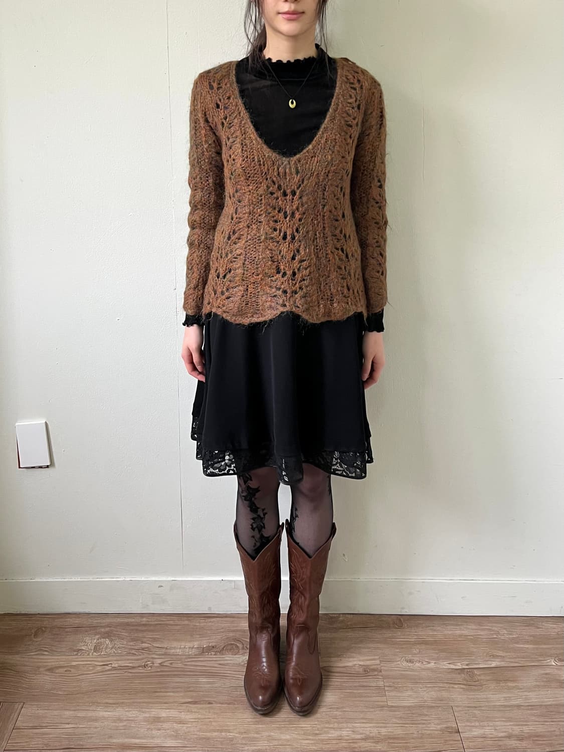 vingtrois 모헤어 시스루 스웨터 상품이미지8