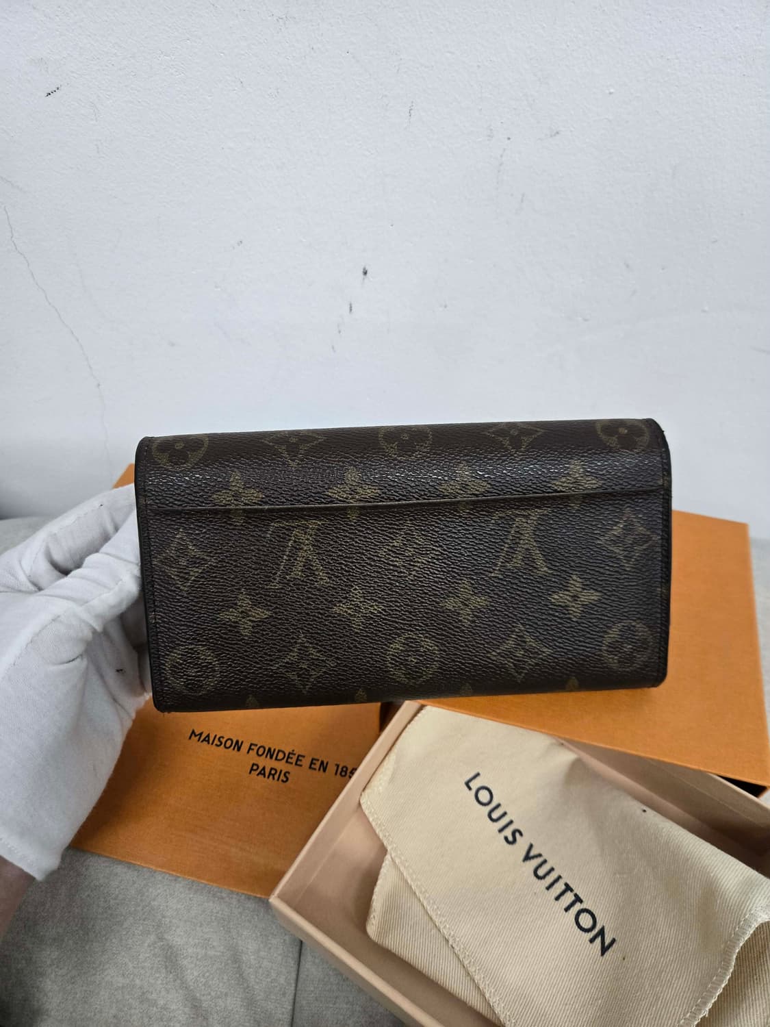 [보증서 정품] 루이비통 사라 장지갑 상품이미지6