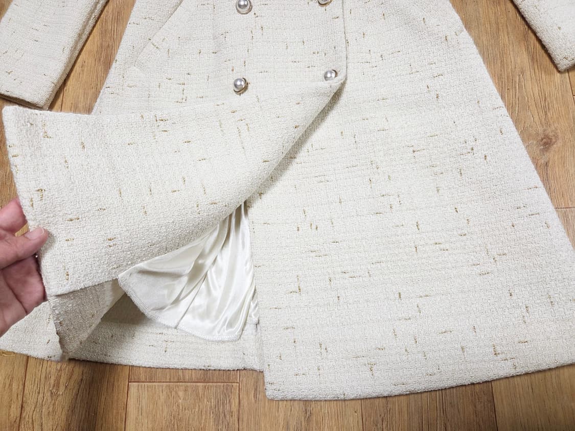 제평 마랑(MARANT) 플레어 트위드자켓코트 55 새상품  상품이미지6