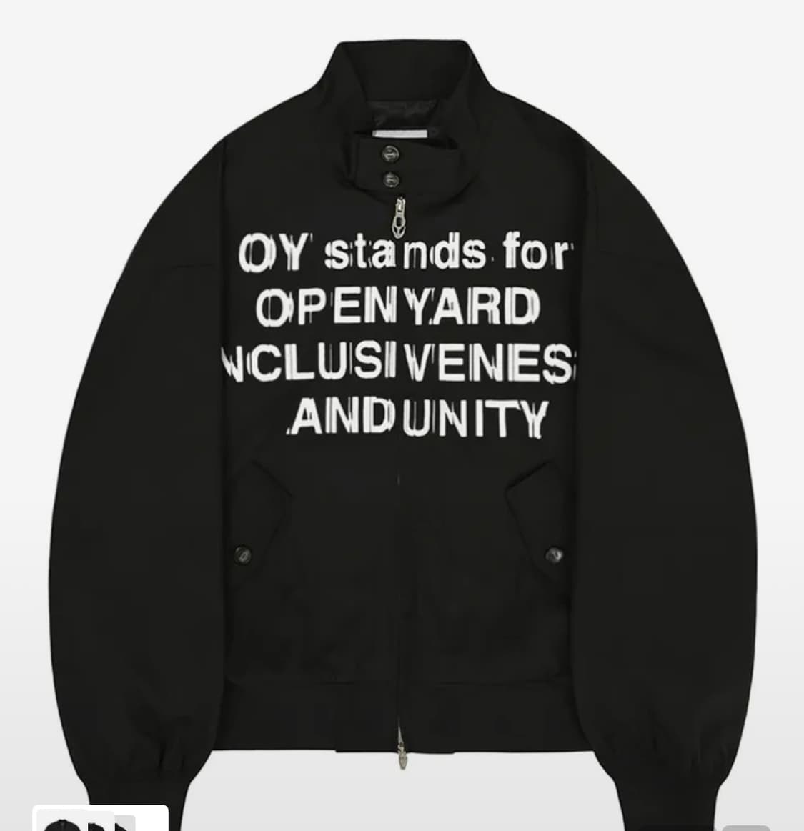 Oy SENSE HARRINGTON JACKET - BLACK(1사이즈) 상품이미지1