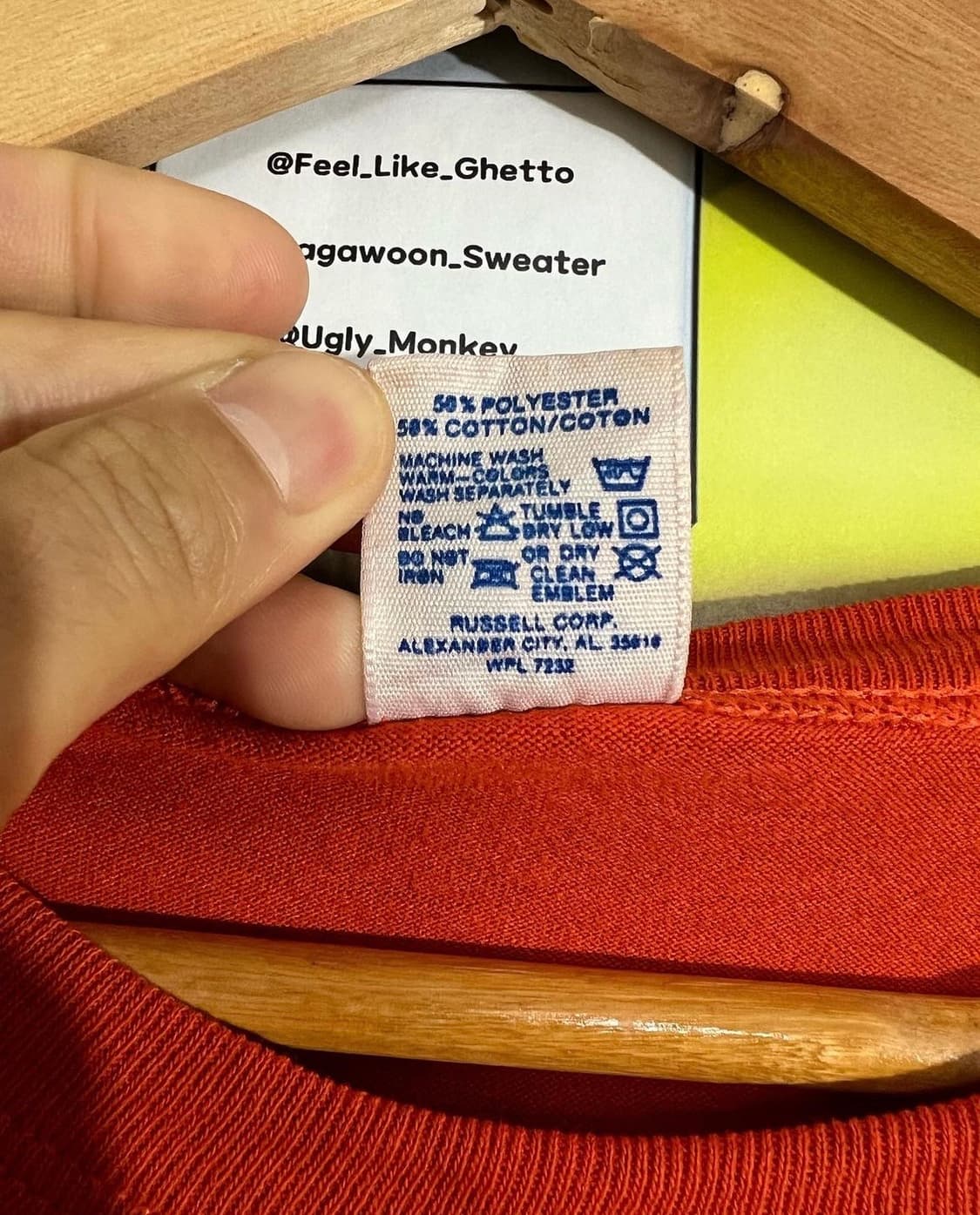 1990s Russell Tshirt 상품이미지4