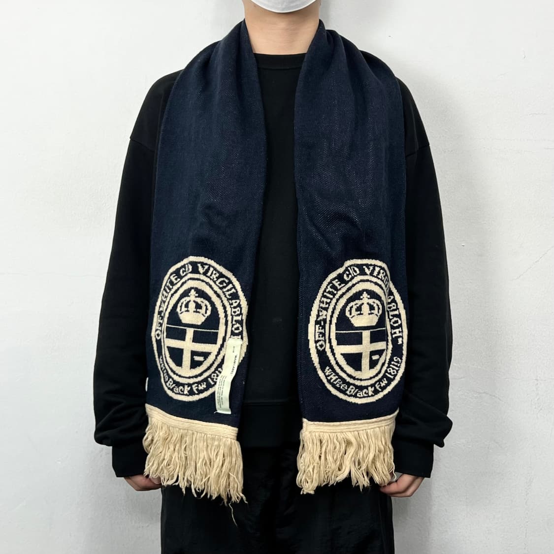 오프화이트 처치 스카프 상품이미지2