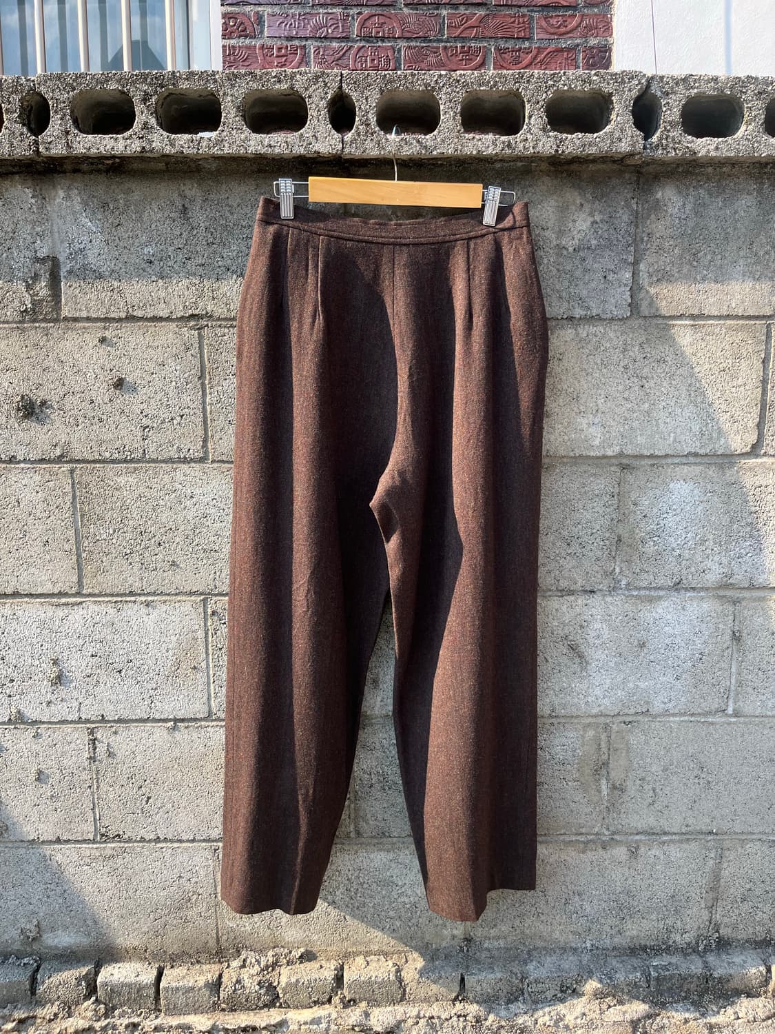 80s 빈티지 PENDLETON 울핀턱 슬랙스 30  상품이미지2