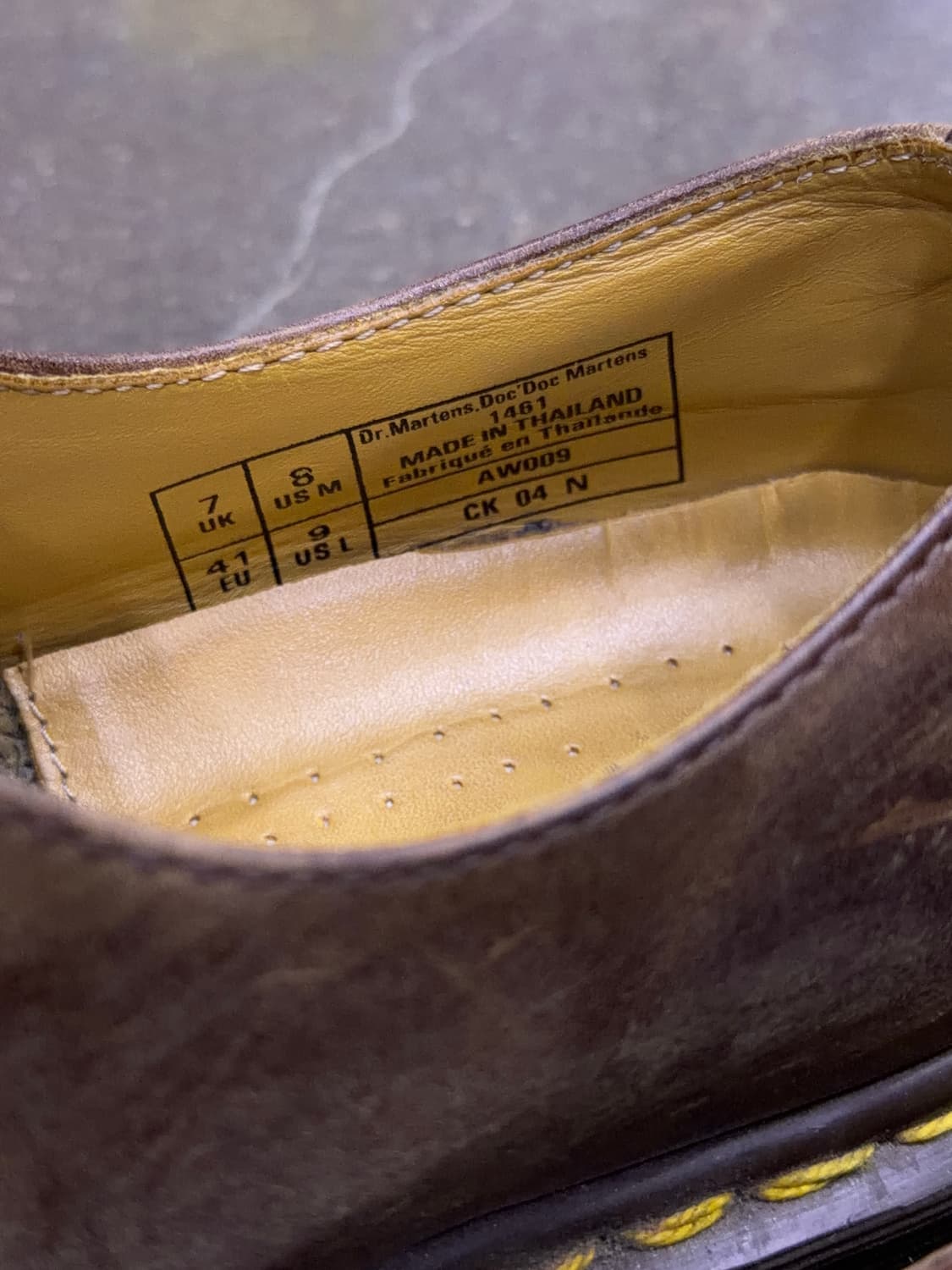 닥터마틴 1461 크레이지 호스 브라운 더비슈즈 260 상품이미지9