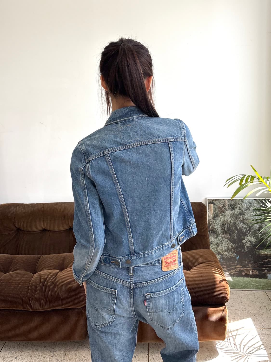 리바이스 오렌지탭 집업 트러커 데님자켓 상품이미지3