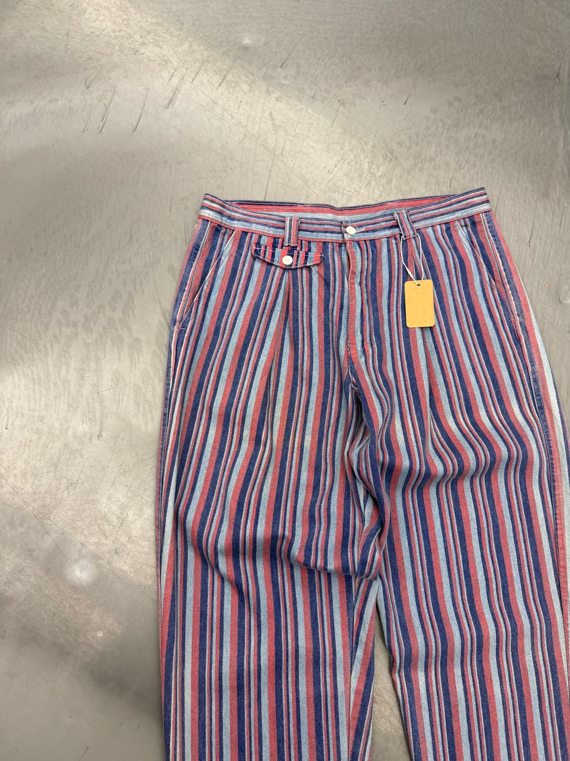 OLD EURO VINTAGE STRIPE WIDE 유로빈티지워크팬츠 상품이미지5