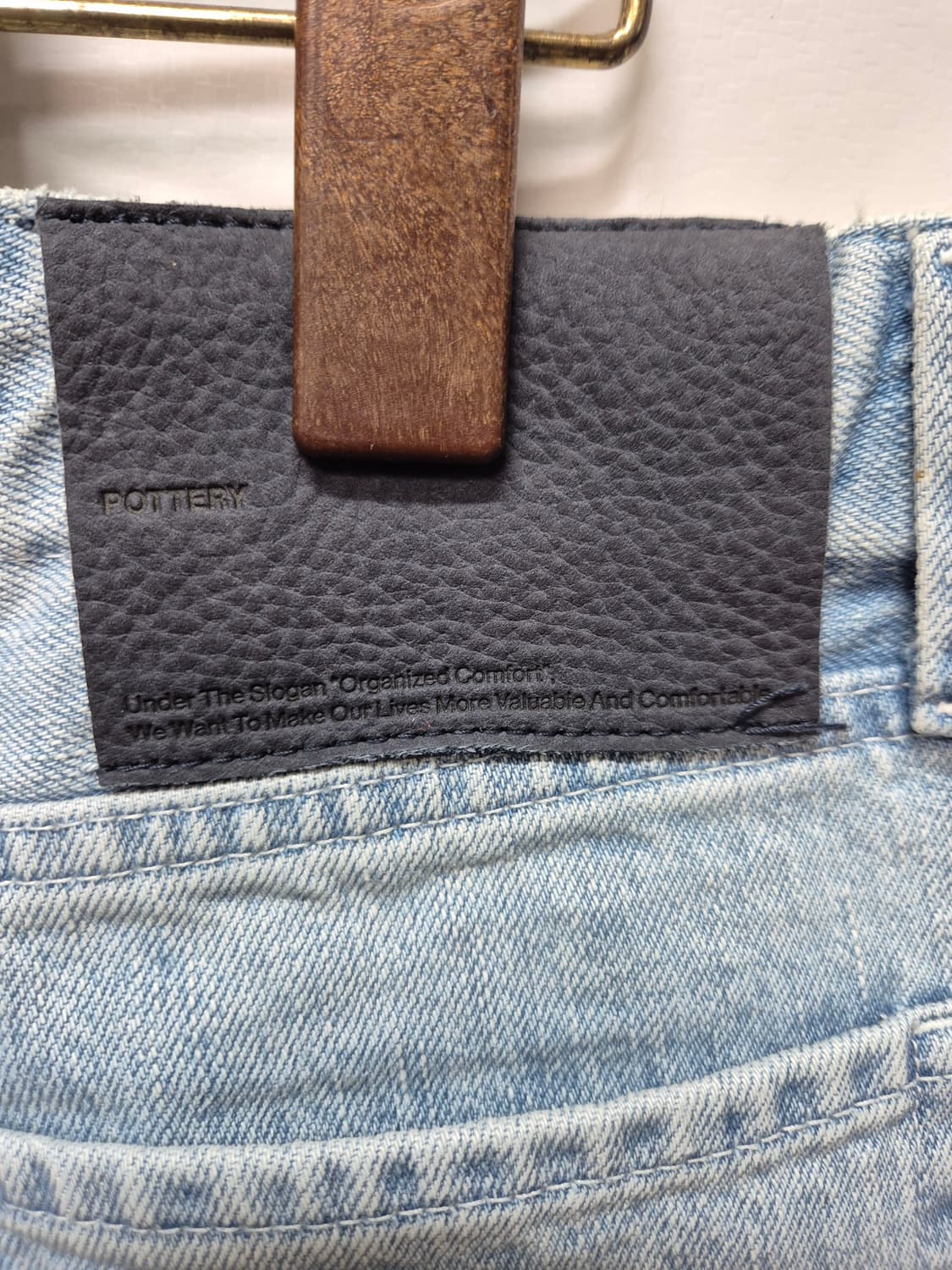 포터리 연청 데님 청바지 상품이미지4