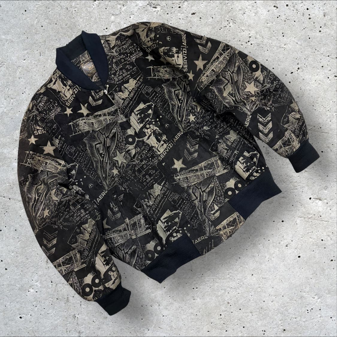 Maepsy vtg 빈티지 레더 집업 자켓 블랙 B645 상품이미지1