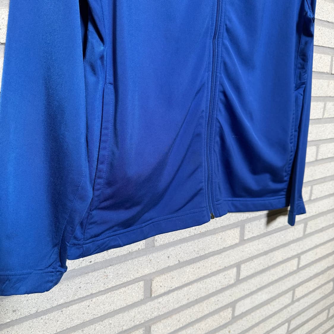 나이키 시카고 마라톤 체스트 스트라이프 화이트블루 배색 져지 자켓 상품이미지4