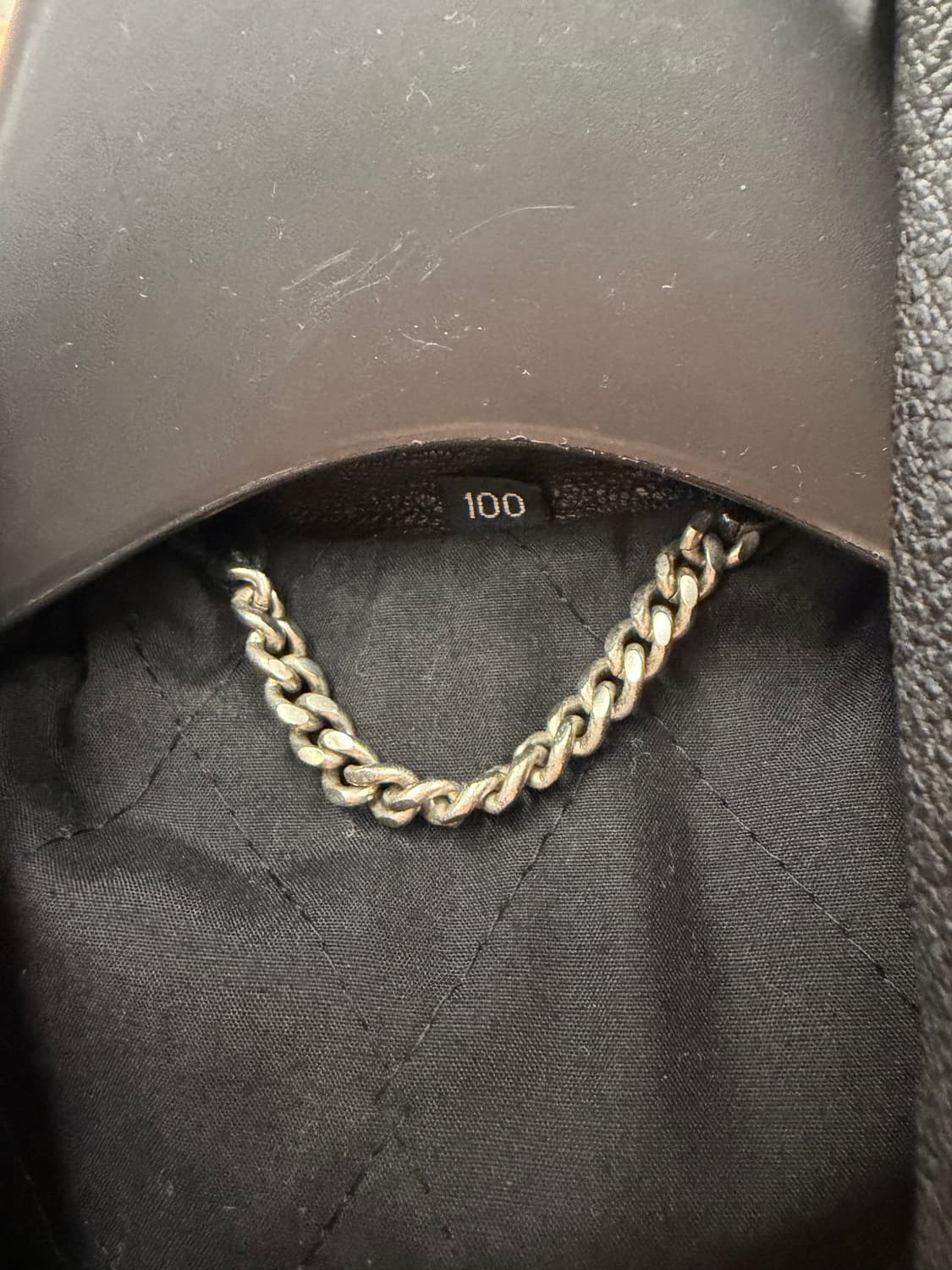 블랙 양가죽 패딩 바이커 자켓 100 상품이미지4