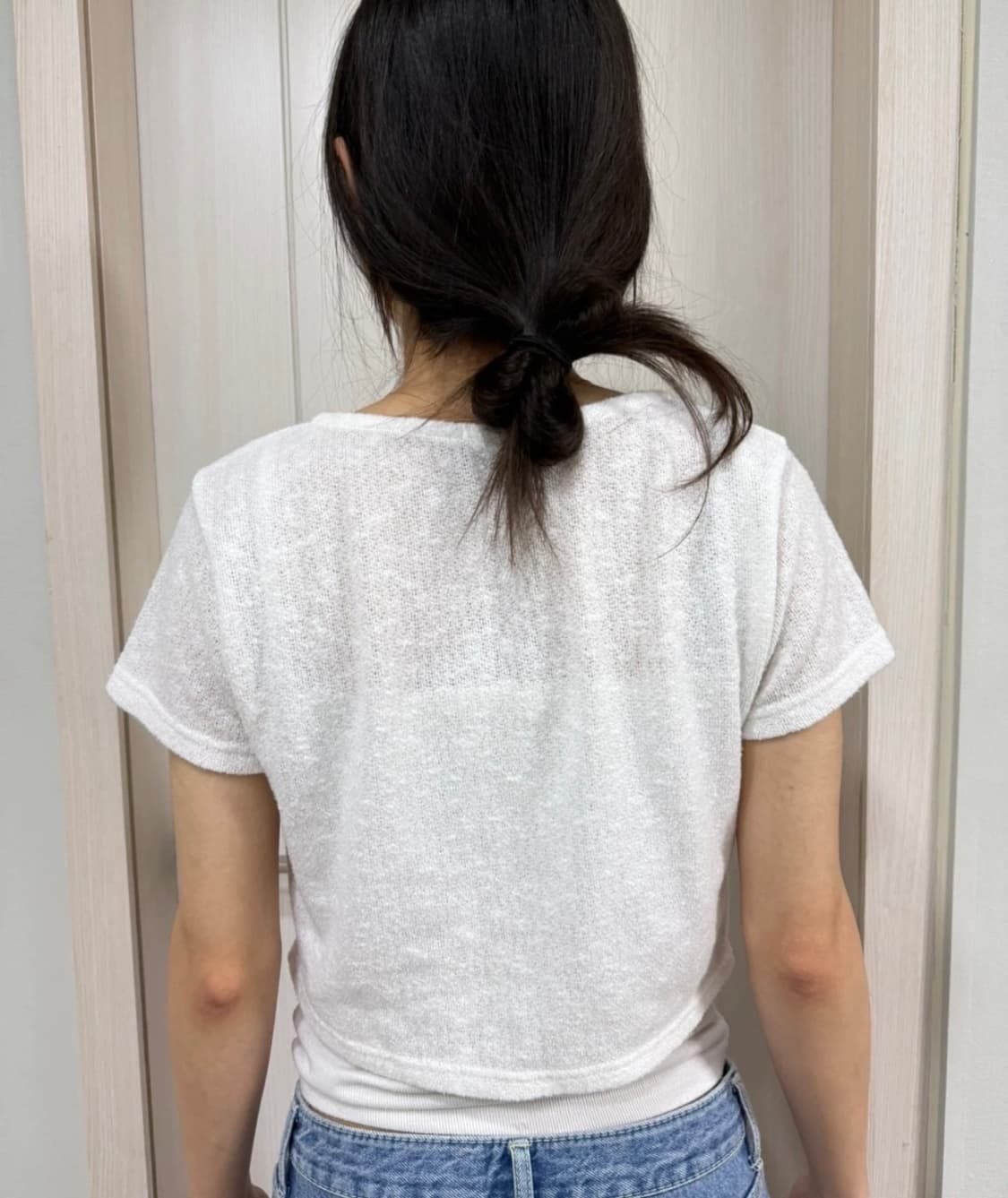 미니포에 제작 반팔 가디건 상품이미지2