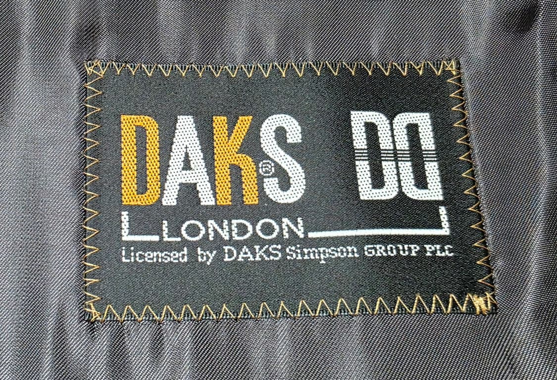 닥스(DAKS) 알파카 30% 혼방 빈티지 체크 블레이저 자켓 100 상품이미지5