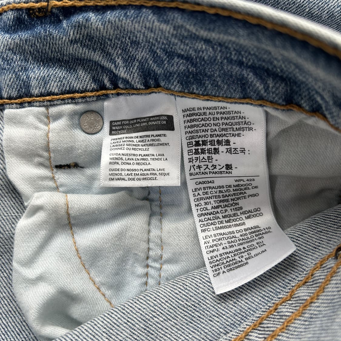 리바이스 511 33 데님팬츠 상품이미지3