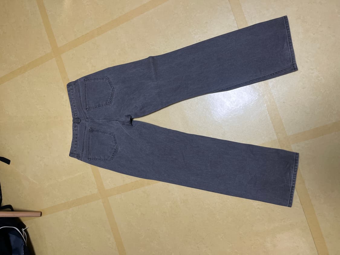 피그먼트 세미와이드 팬츠 그레이 (지플리시) 상품이미지3