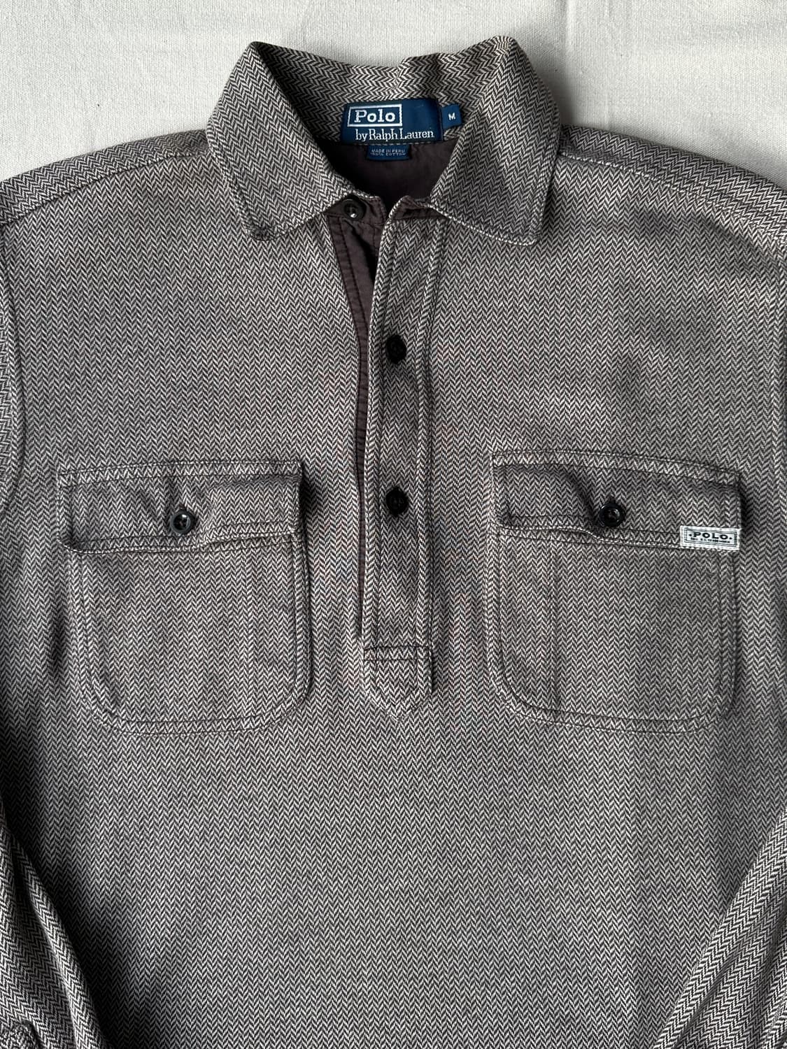폴로 랄프로렌 헤링본 폴로셔츠 M 상품이미지2