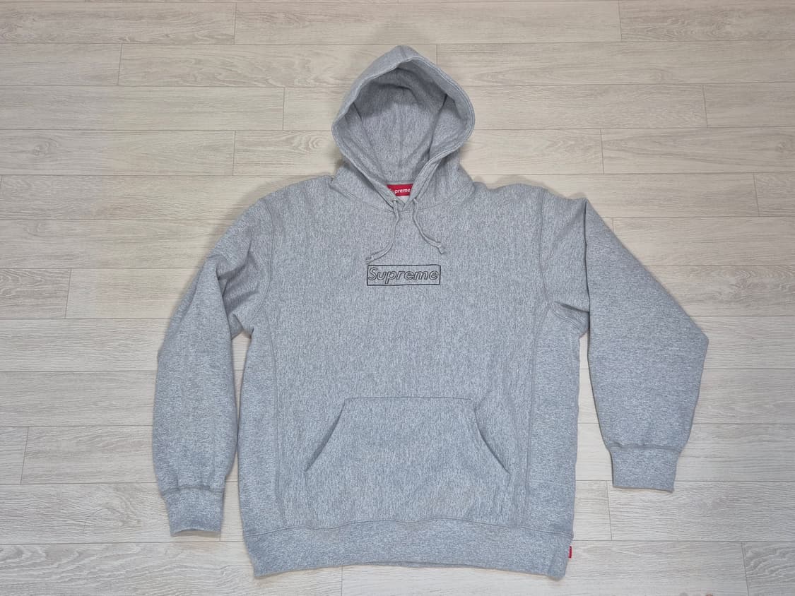 (XL) 슈프림 카우스 박스로고 후드 초크박스 후디 상품이미지2