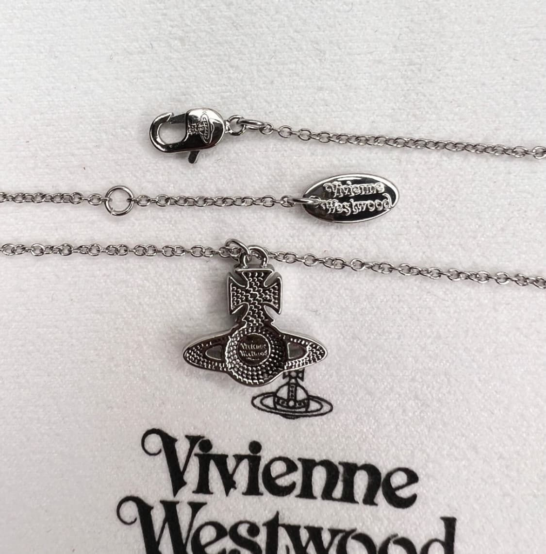 비비안웨스트우드 아카이브 도트디테일 클래식 orb 팬던트 목걸이 상품이미지5