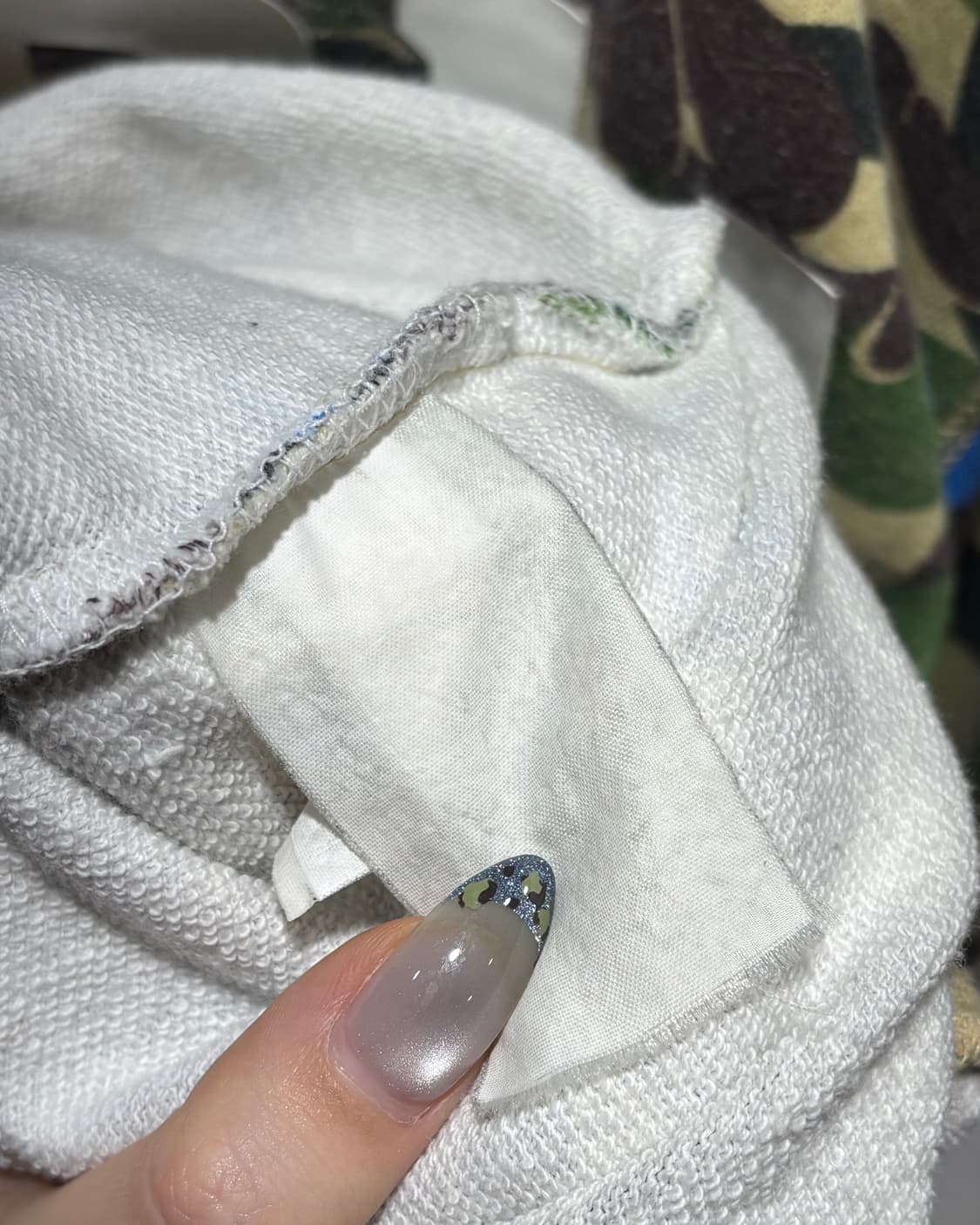 XXL 푸부 BAPE 오마주 카모 빅로고 후드집업  상품이미지6
