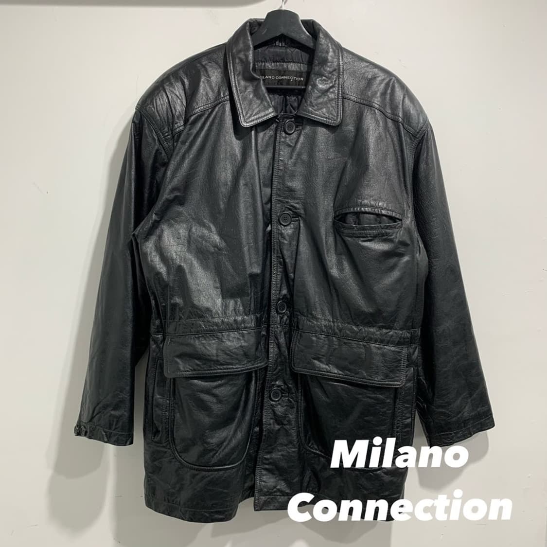 밀라노 가죽코트 상품이미지1