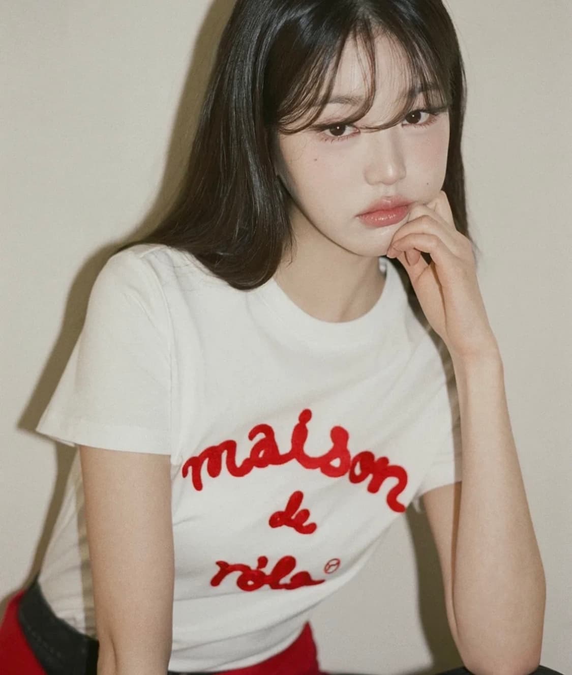 로라로라 MAISON DE ROLA EMBROIDERY T-SHIRT ( 상품이미지1