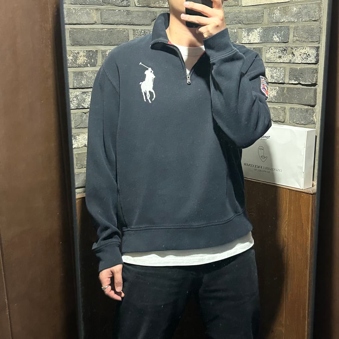 L) 폴로 랄프로렌 빅포니 반집업 풀오버 코튼 니트 상품이미지10