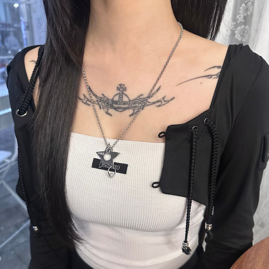 디올 볼드피어싱 목걸이 상품이미지4