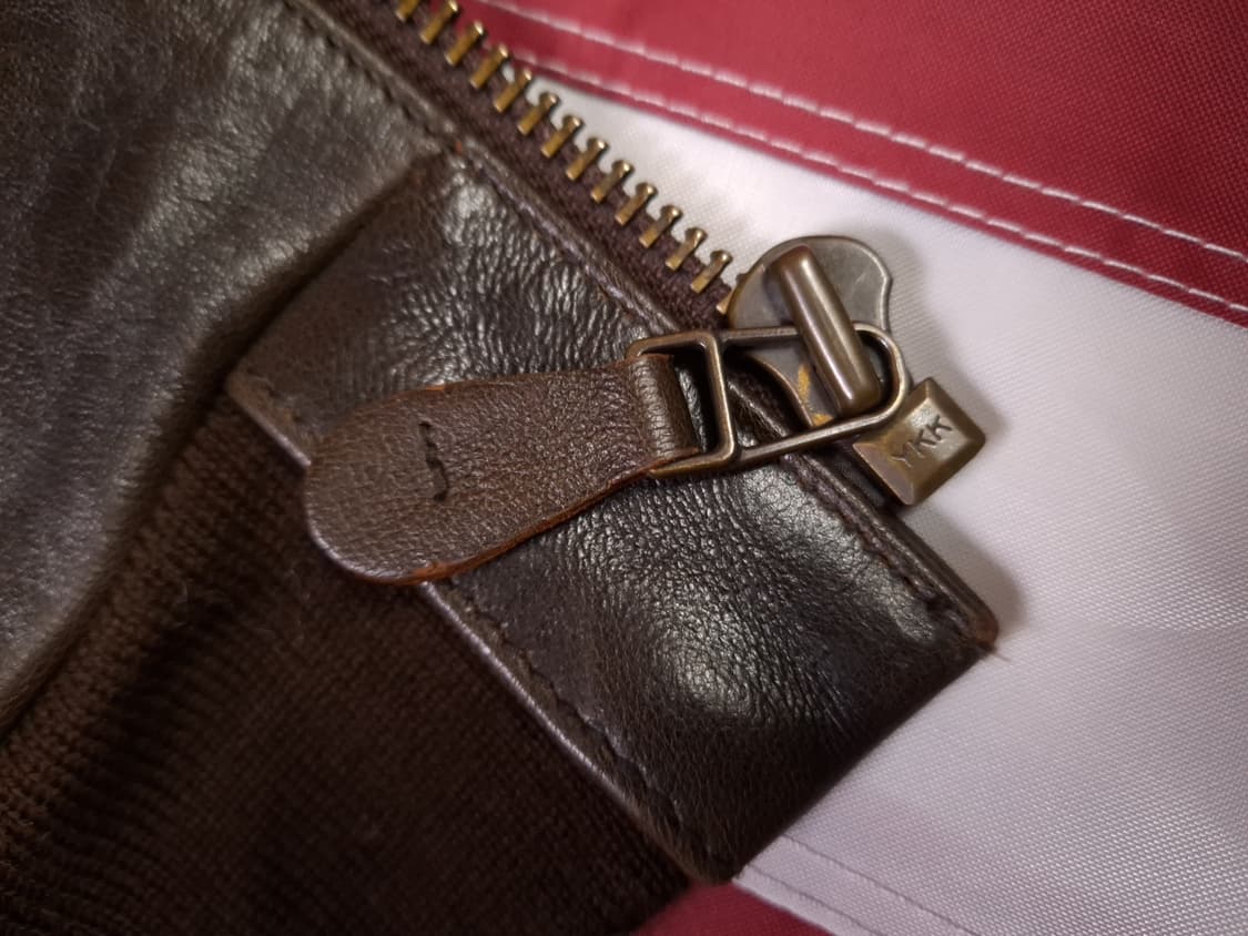 새제품급 90's오리지날 아비렉스 미육군 항공대 A-2 리얼레더 항공자켓 상품이미지6