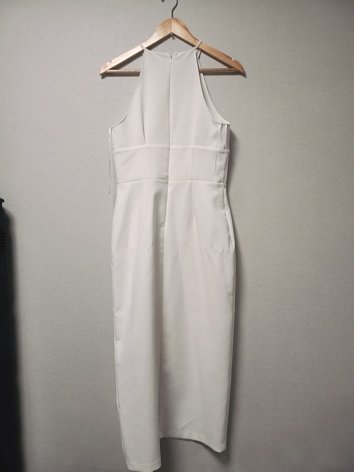 자라 화이트 홀터넥 원피스 M 상품이미지2