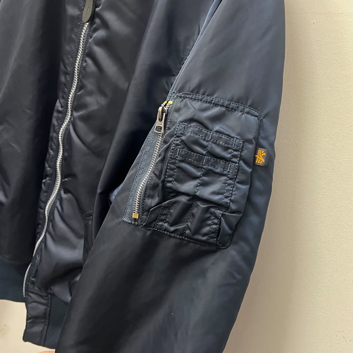 알파인더스트리 MA-1 리버시블 플라이트 항공 점퍼 XL 상품이미지6