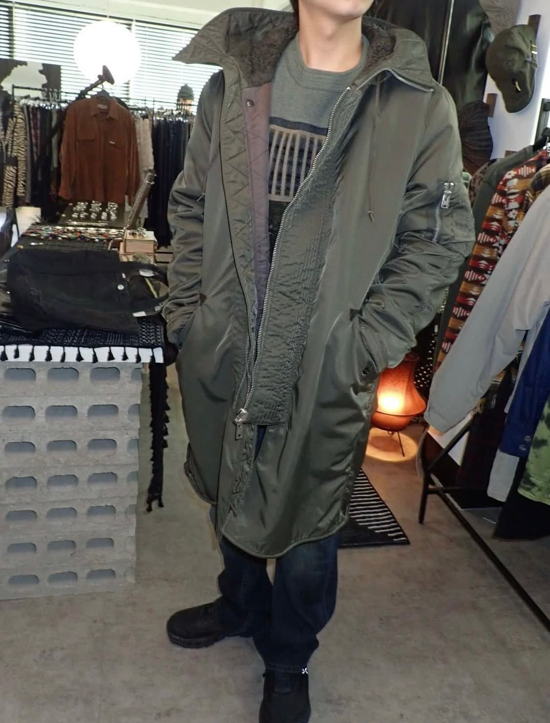 Allsaints 빈티지 야상코트 상품이미지3