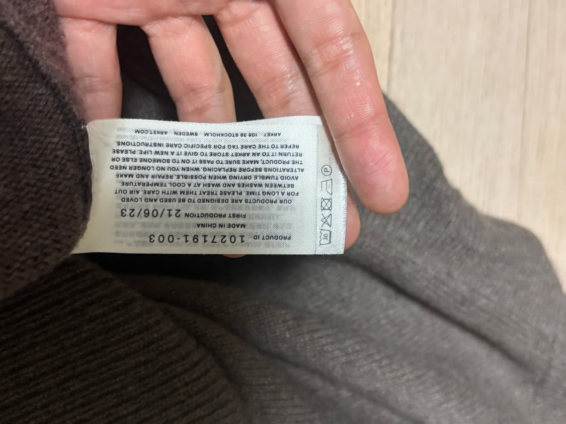 아르켓 캐시미어 니트 상품이미지5